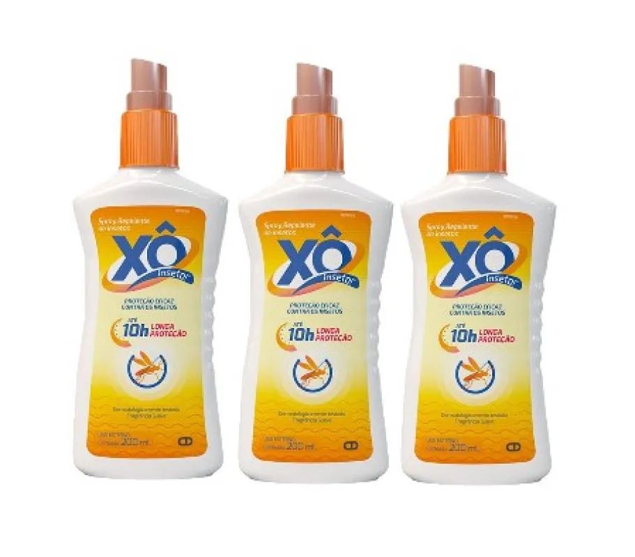 Kit 3x Repelente Spray Xô Inseto com 200ml - Cimed