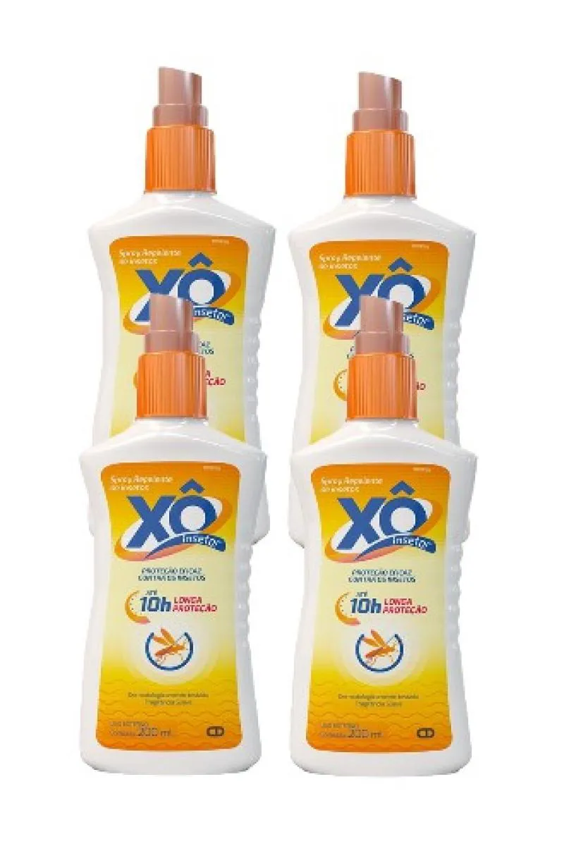 Kit 4x Repelente Spray Xô Inseto com 200ml - Cimed
