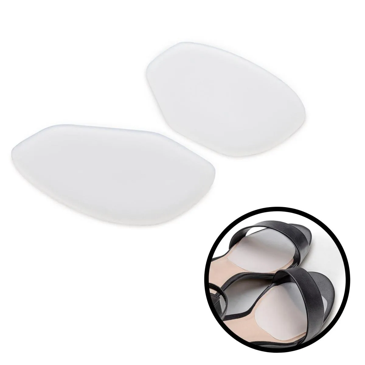 Palmilha de Silicone Apoio Plantar Salto Alto para Dor Hidrolight