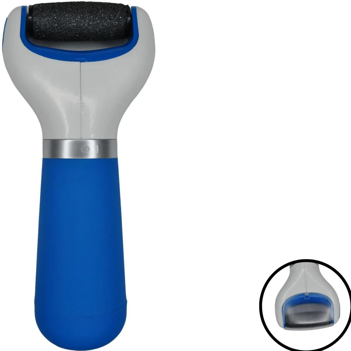 Esfoliador Calo Elétrico para Pés Portatil Azul Supermedy