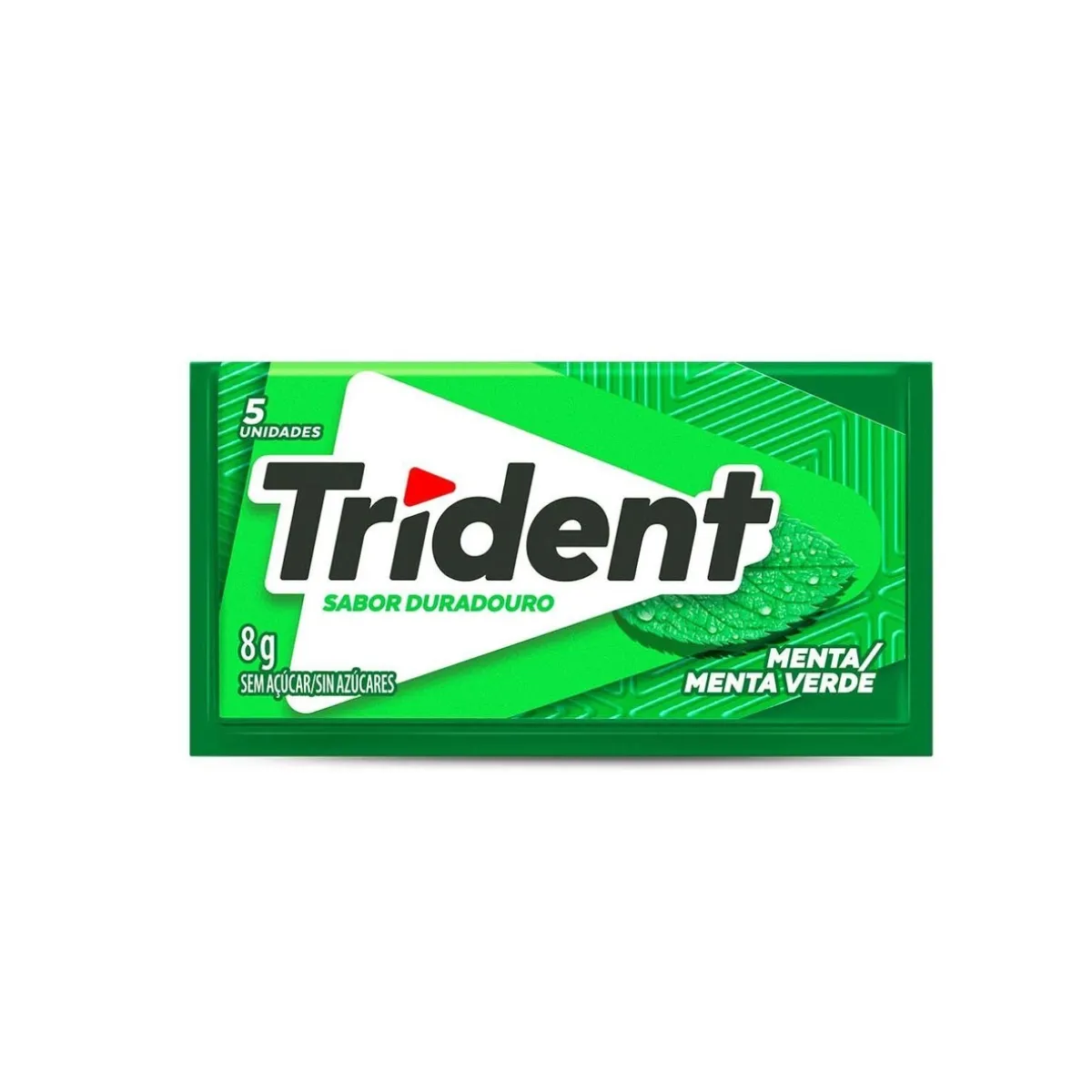 Goma de Mascar Trident Menta Sem Açúcar 8g