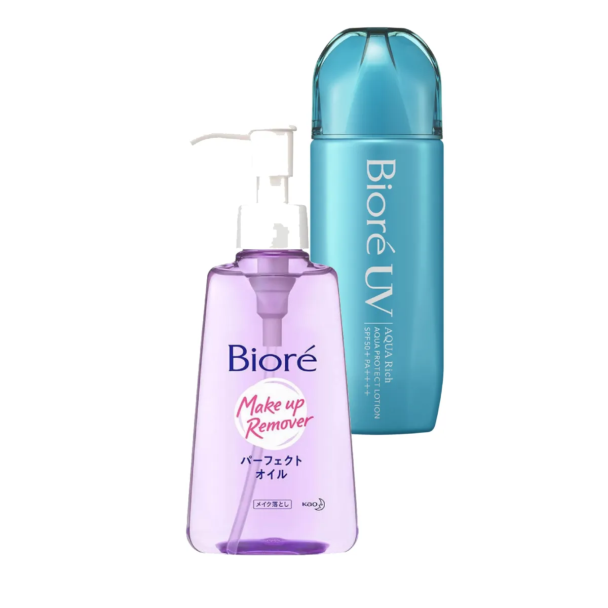Kit Protetor Solar FPS 50 Bioré UV Aqua Rich + Demaquilante Bioré Make Up