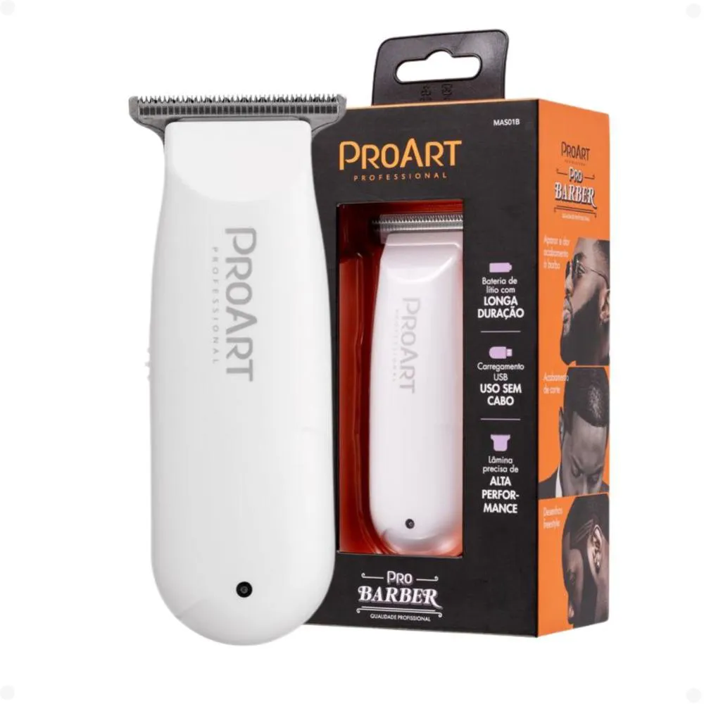 Máquina de Acabamento Proart Probarber Branca Mas01b