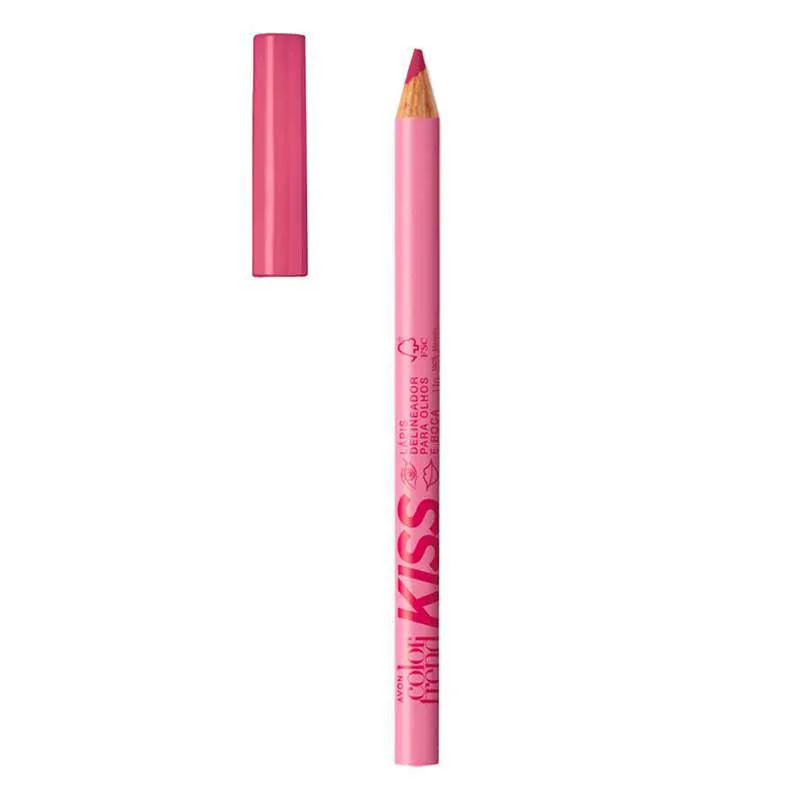 Avon Color Trend Lapis Olhos e Boca Pink Dopamina 1,1g