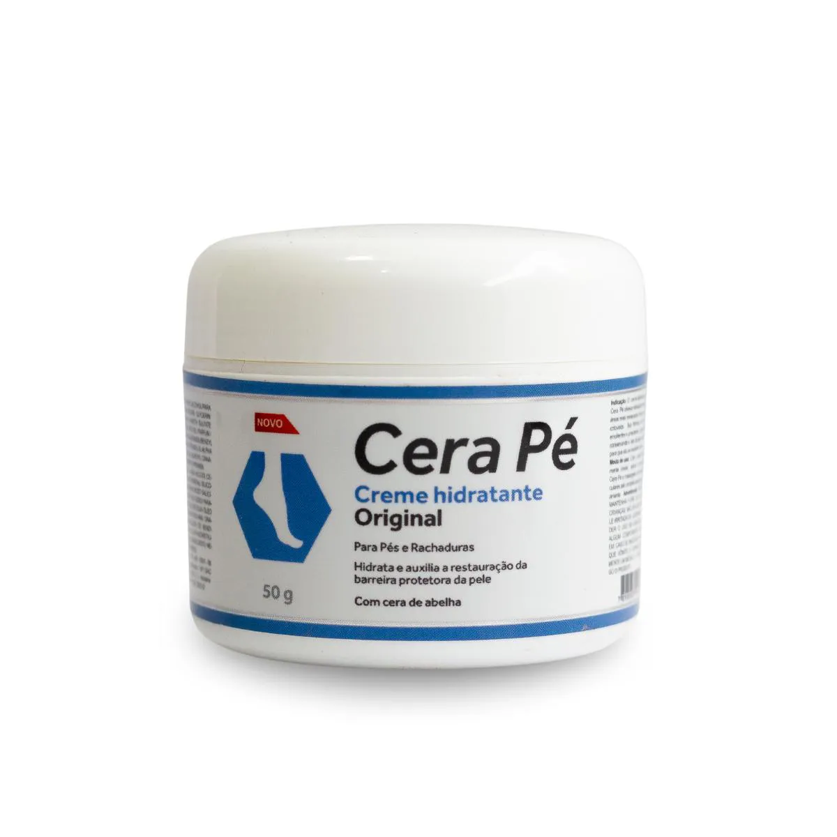 Cera Pé Hidratante para Os Pés Restaurador Pés e Rachaduras 50g