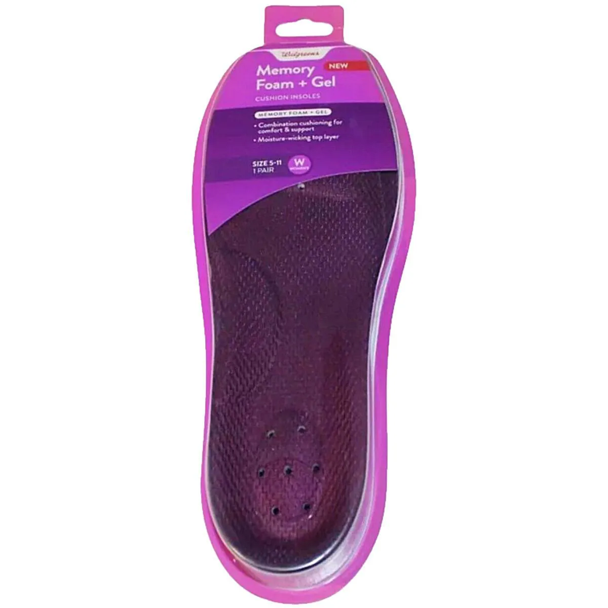 Palmilha Memory Foam Plus + Gel Chantal 34-38 - Par