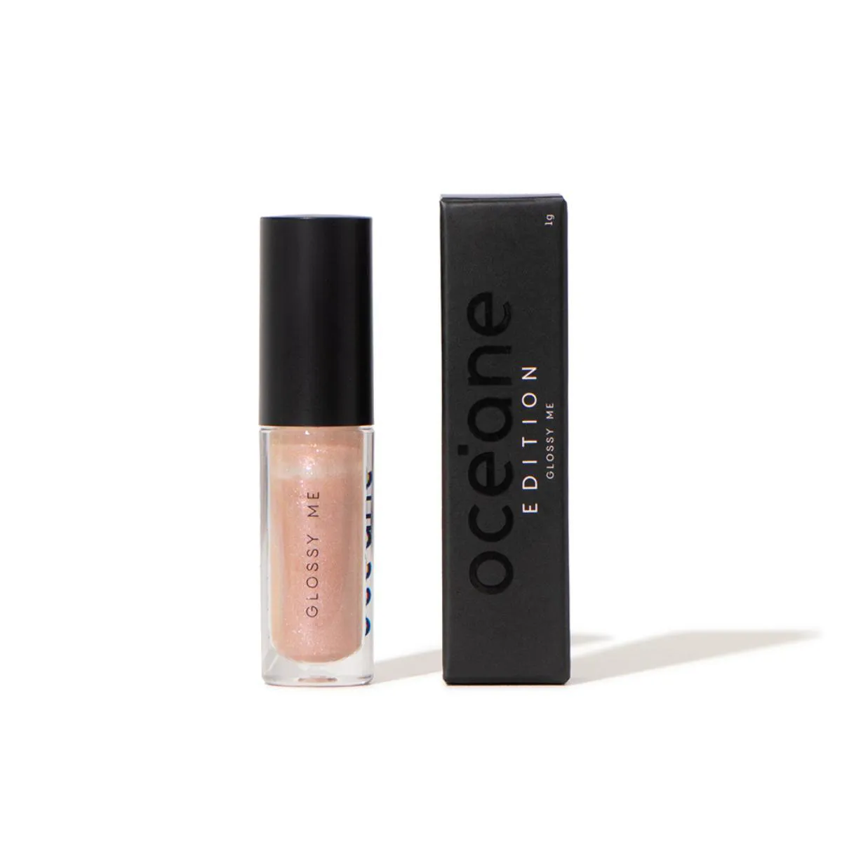 Mini Brilho Labial Oceane Glossy Me Glazed Transparente 1g