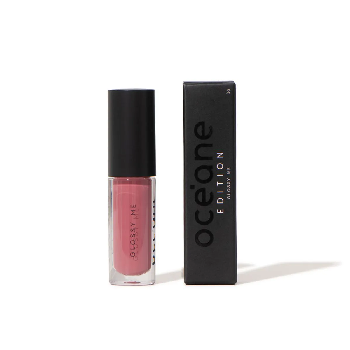 Mini Brilho Labial Oceane Glossy Me Glazed Rosa 1g