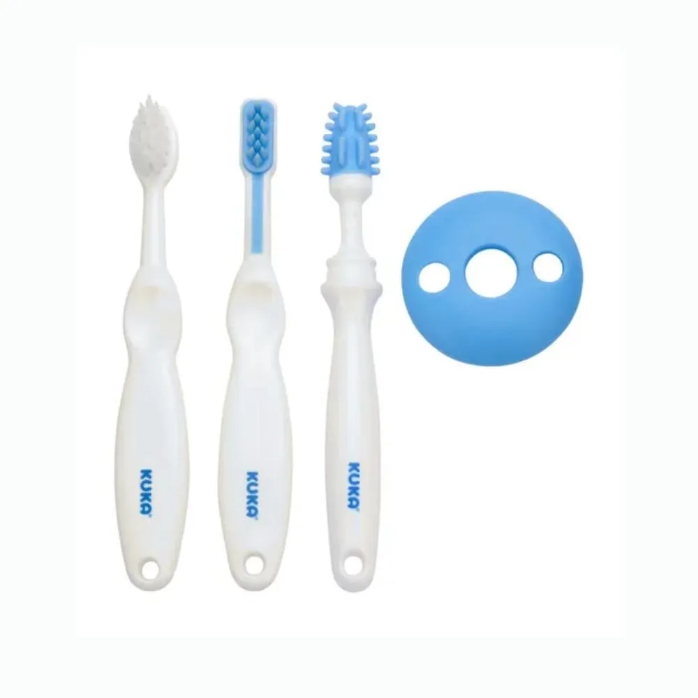 Kit Higiene Dental Azul Kuka