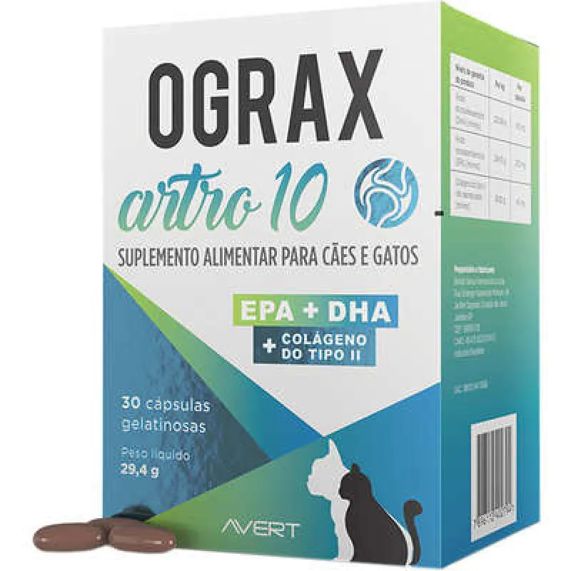 Ograx Artro 10 - 29,4g - 10 cápsulas