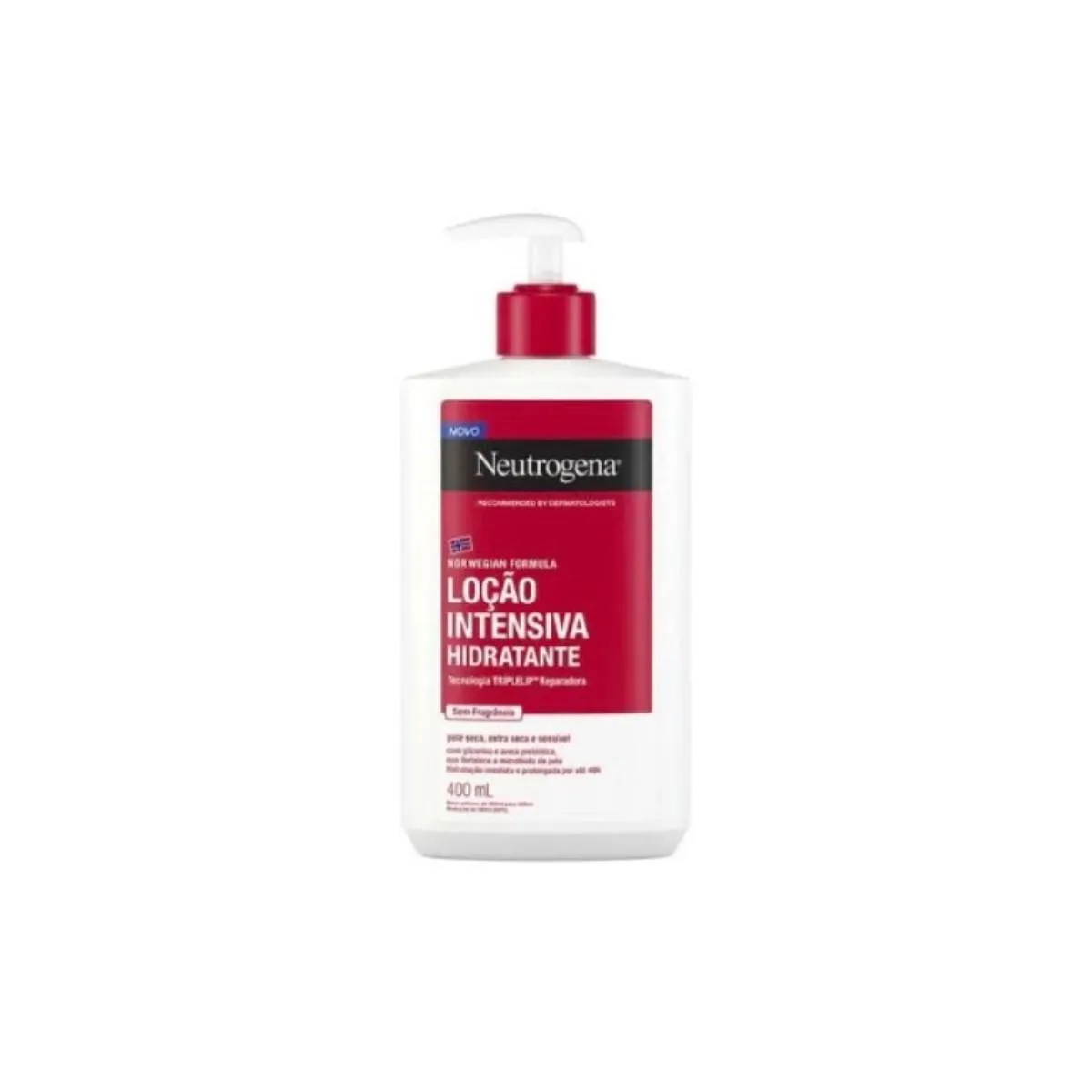 Neutrogena Norwegian Loção Intensiva Hidratante 400ml sem Fragrância