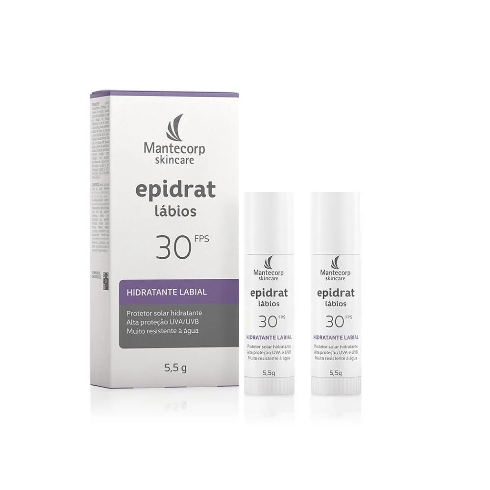 Kit C/ 2 Epidrat Lábios Fps - 30 5,5g
