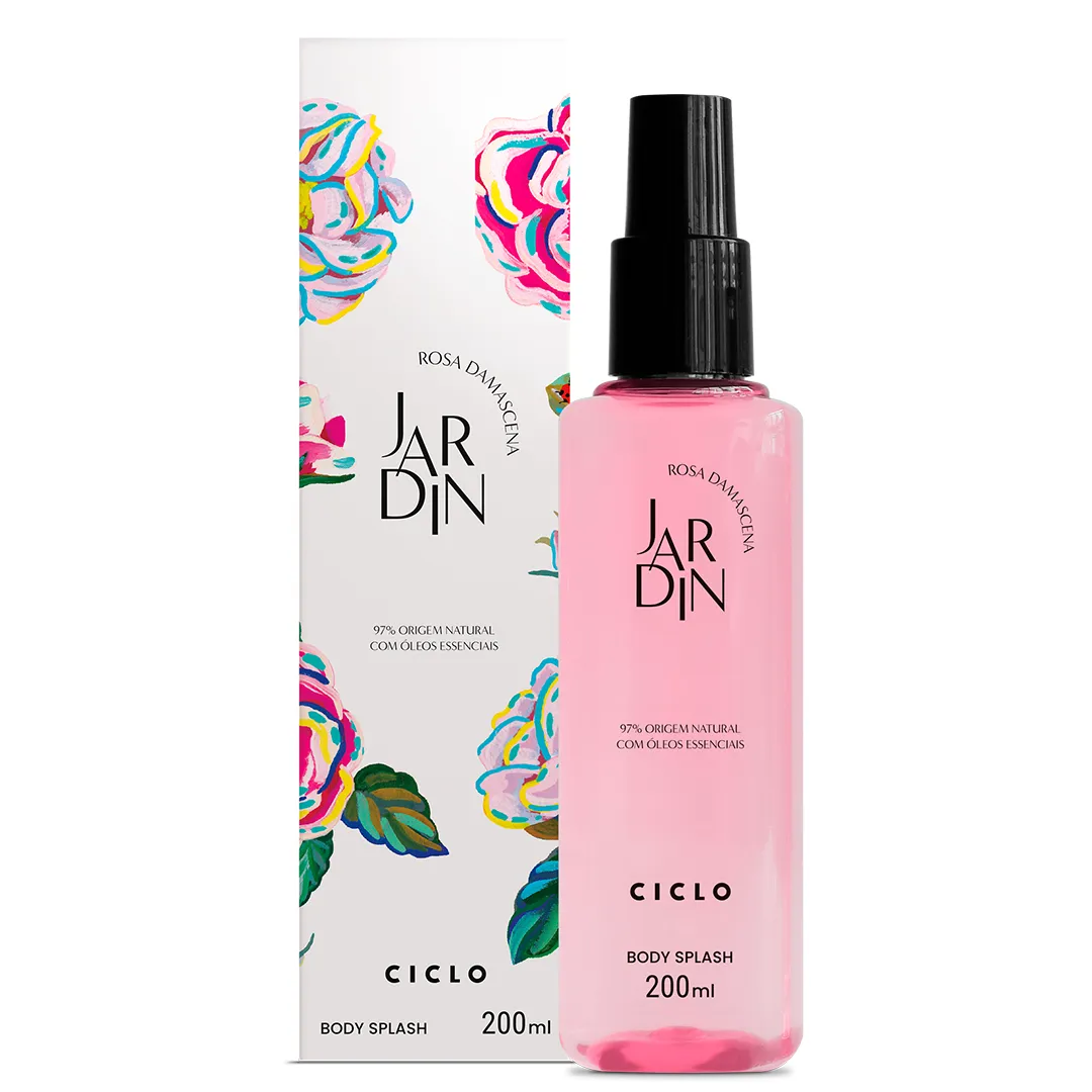 Body Splash Ciclo Jardin Rosa Damascena 200ml