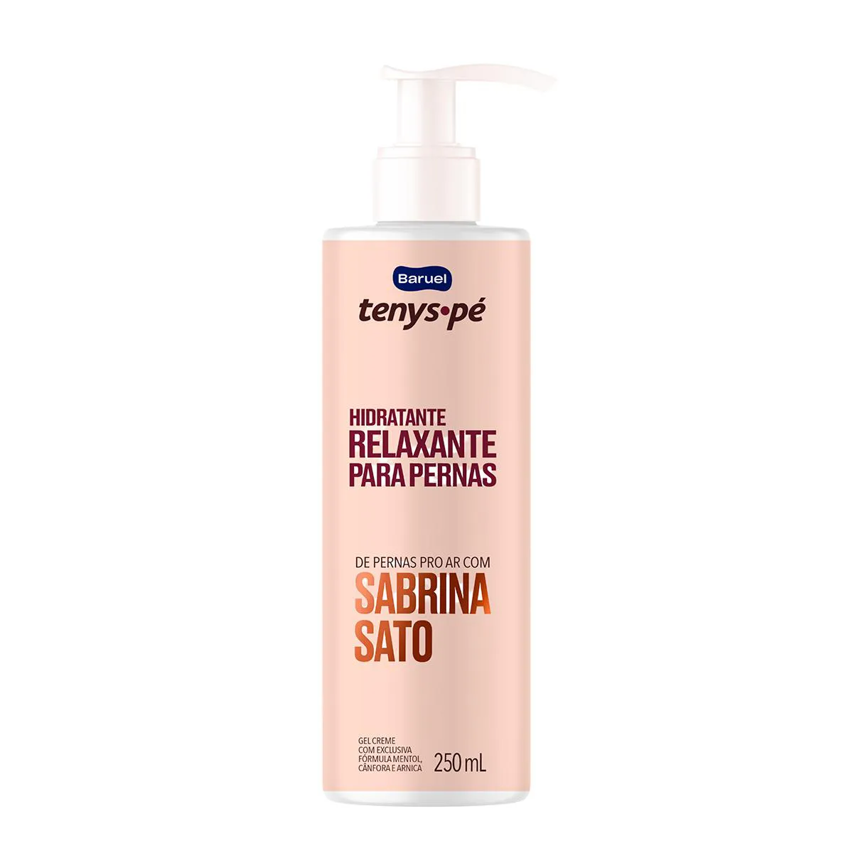 Hidratante Relaxante para as Pernas Tenys Pé Baruel Sabrina Sato 250ml