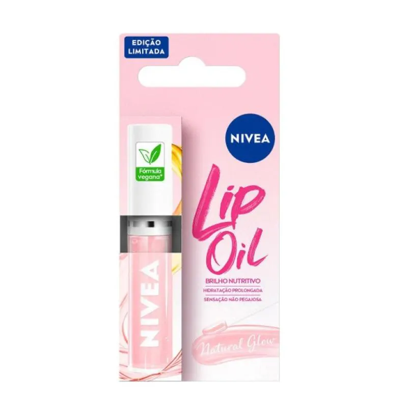 Hidratante Labial Lip Oil Nivea Natural Glow 5,5Ml