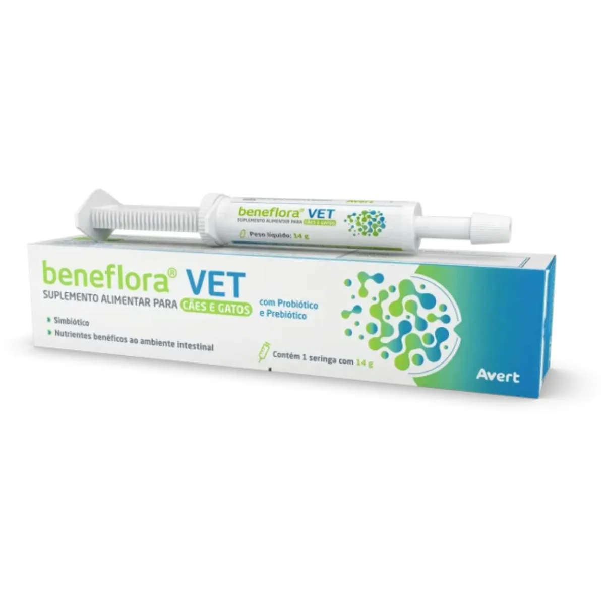 Suplemento Alimentar Beneflora Vet 14Gr para Cães e Gatos