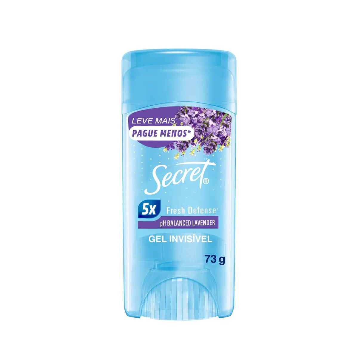 Desodorante Antitranspirante Stick Gel Secret pH Balanced Lavanda Feminino 48h 73g