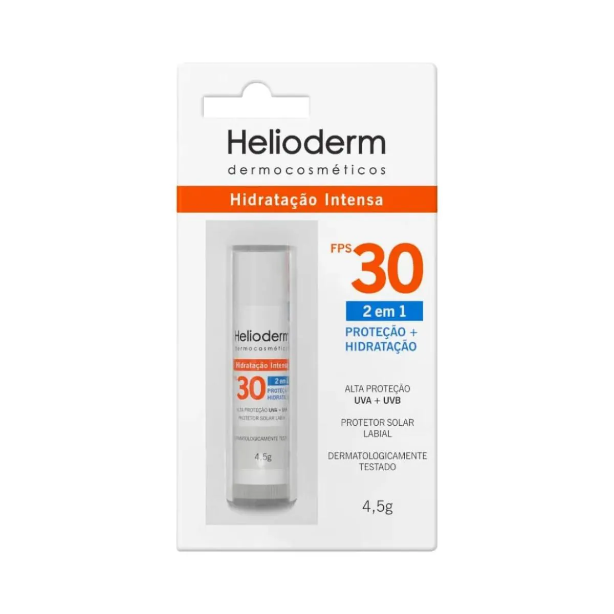 Protetor Solar Labial Helioderm Fps30 - 4,5G