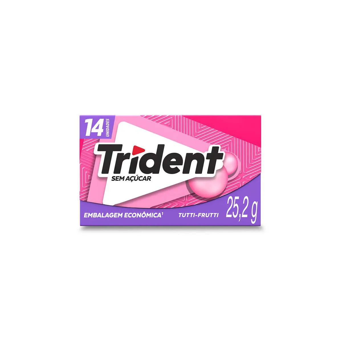 Goma de Mascar Trident Tutti Frutti Sem Açúcar 25,2g
