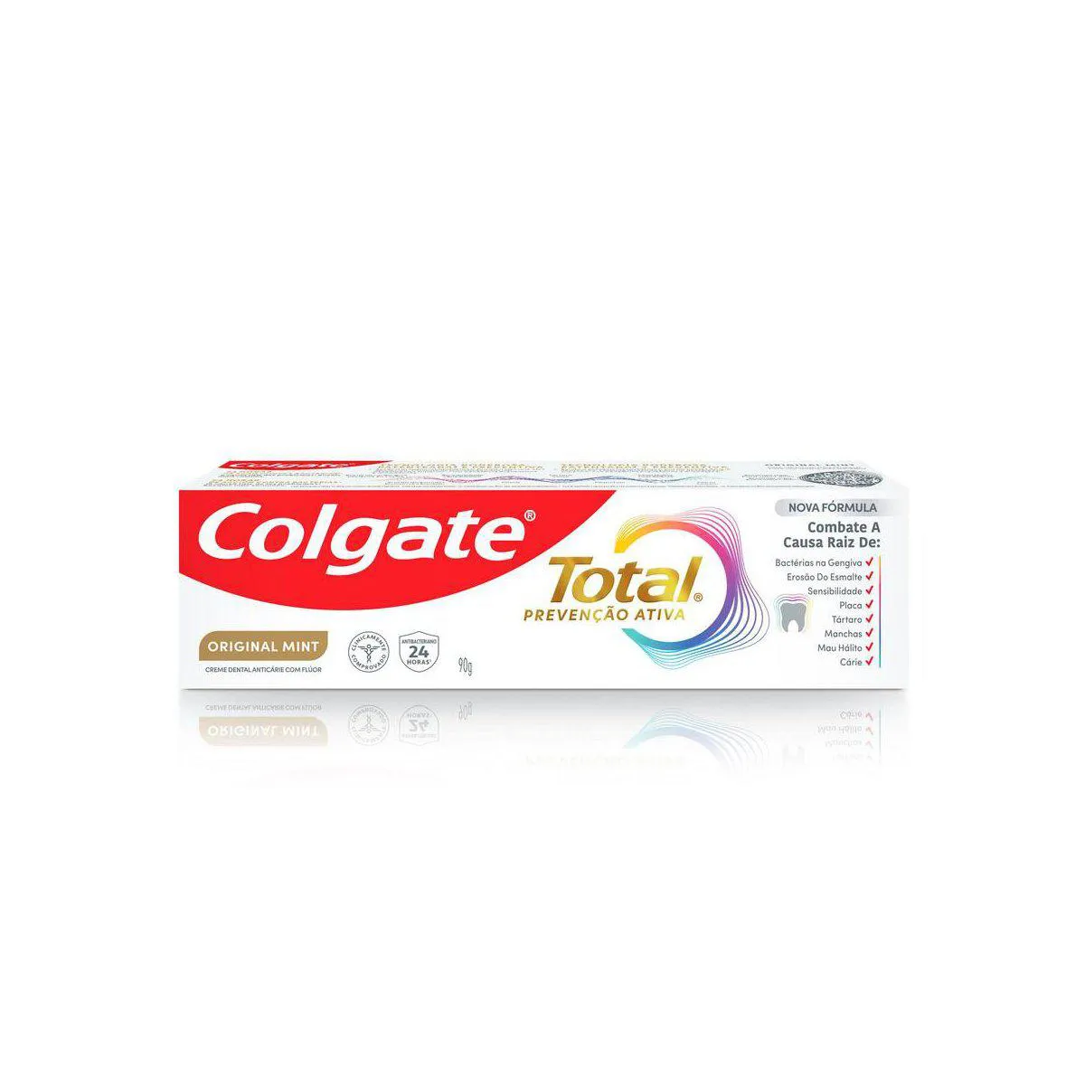 Creme Dental Colgate Total Prevenção Ativa Original Mint 90g