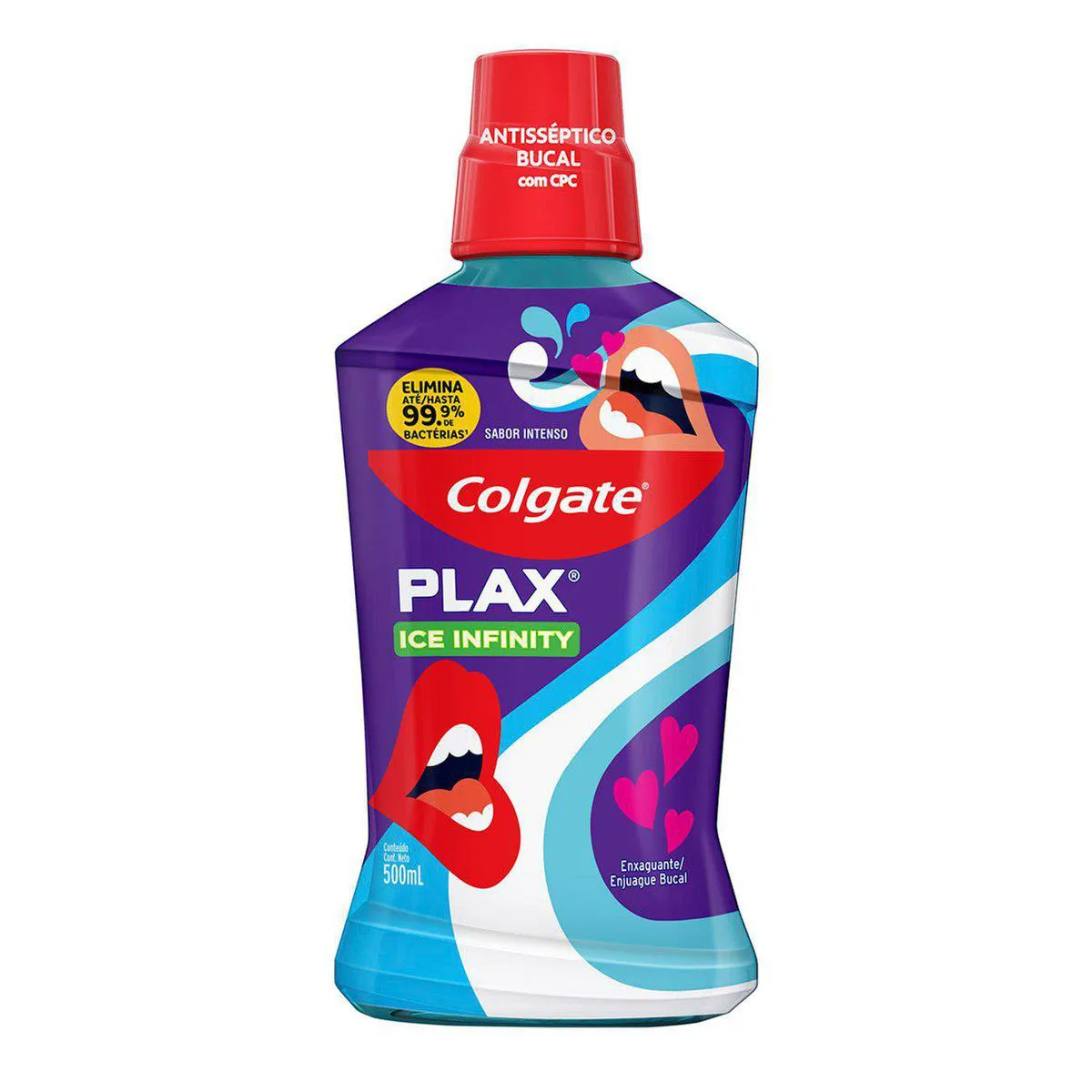 Enxaguante Bucal Colgate Plax Ice Infinity 500ml