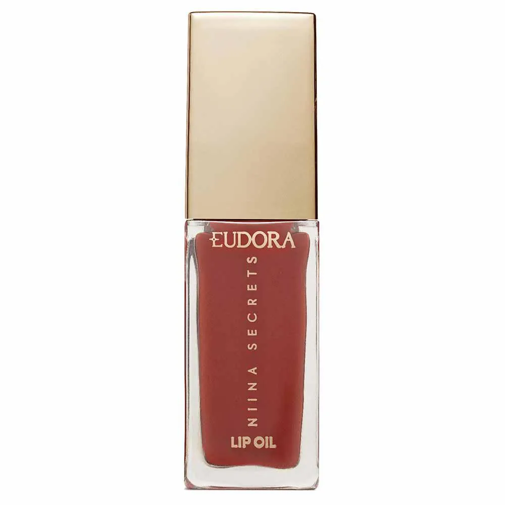 Lip Oil Eudora Niina Secrets Shine Flowers 7Ml Rosa Magnífica