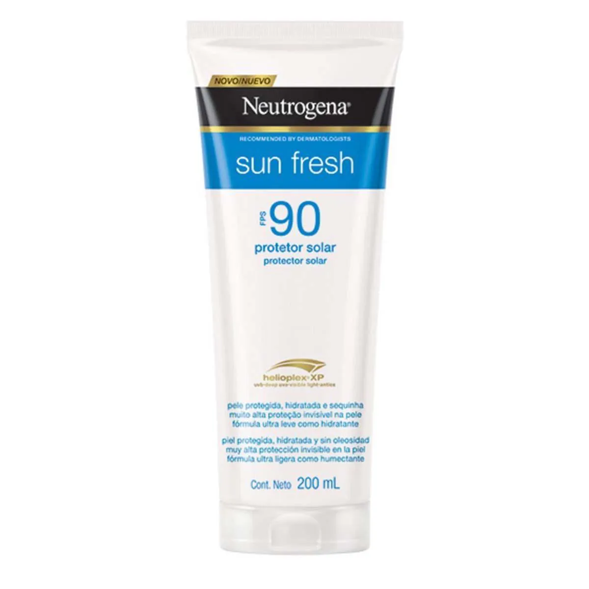 Protetor Solar Corporal Loção FPS 90 Neutrogena Sun Fresh 200ml
