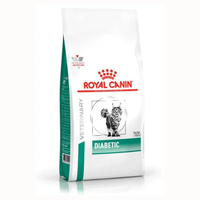 Ração Royal Canin Dieta Veterinária Diabetic para Gatos Adultos 1,5Kg