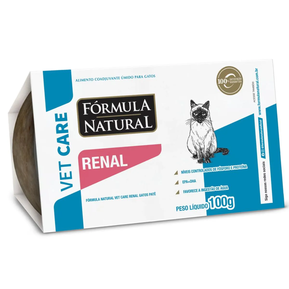 Ração Úmida Fórmula Natural Vet Care Renal 100Gr para Gatos