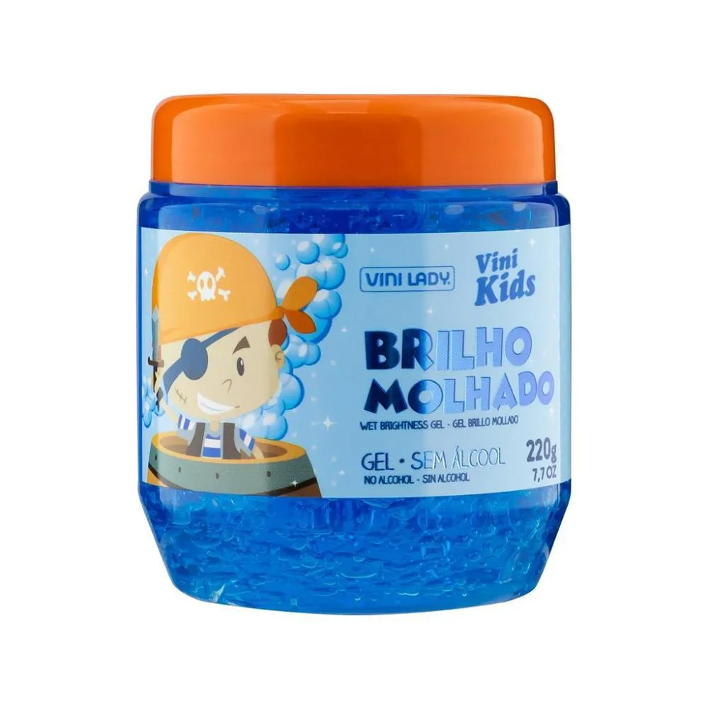 Gel Condicionante Kids Brilho Molhado Vinilady 220Gr