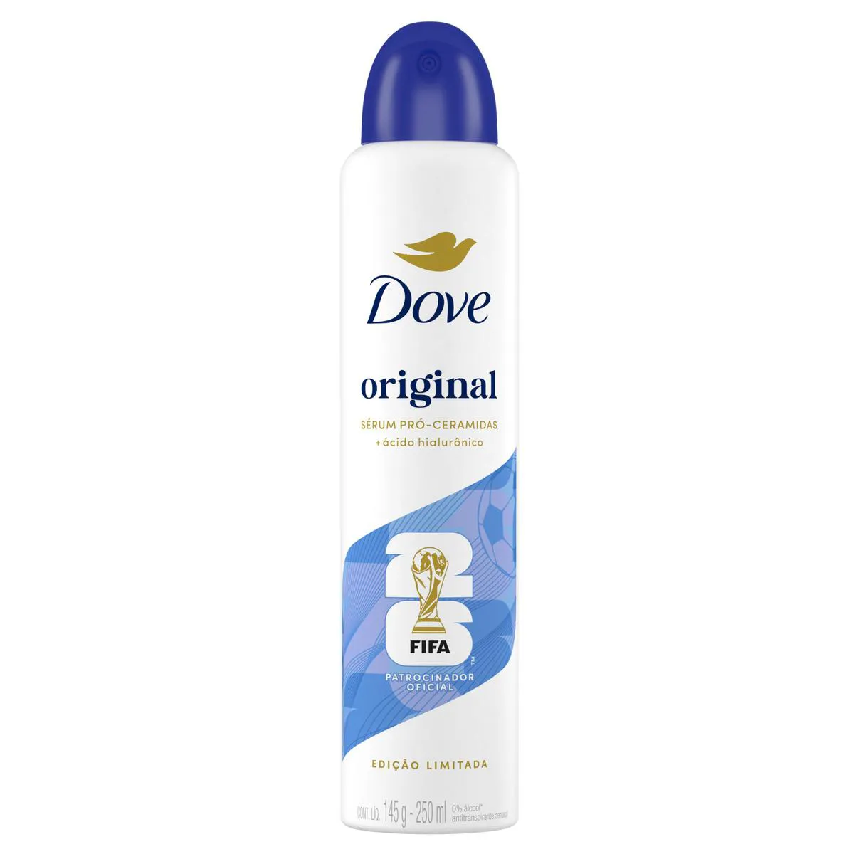 Desodorante Antitranspirante Aerosol Dove Original Feminino 72h 250ml