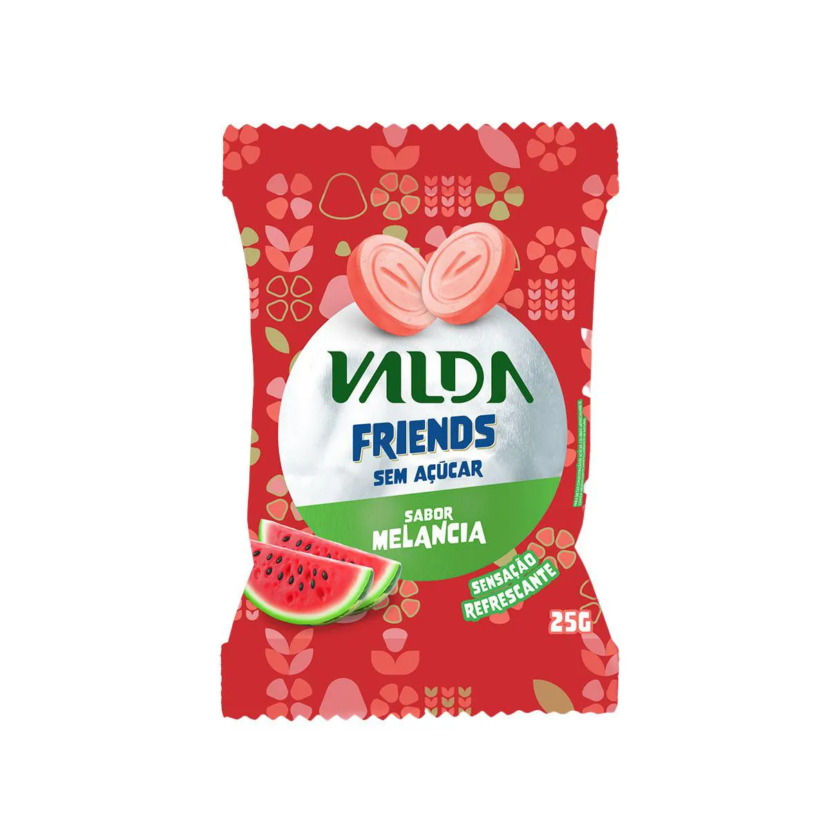 Pastilhas Valda Friends Melancia Sachê 25g