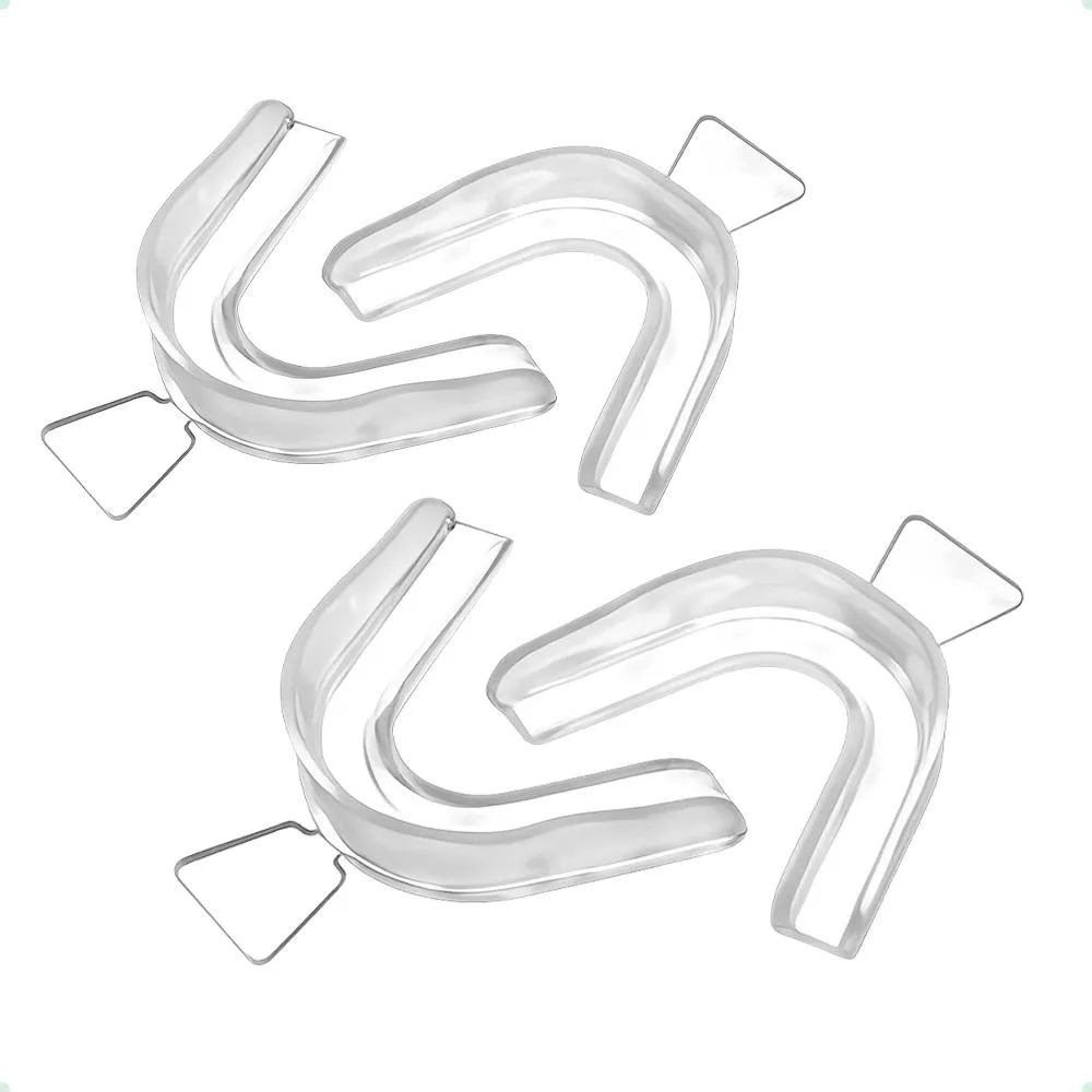 Kit 4 Moldeiras Clareamento Dental Termomoldável Silicone