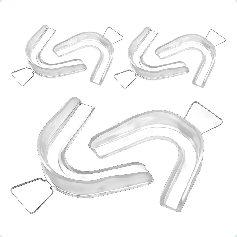 Kit 6 Moldeiras Clareamento Dental Termomoldável Silicone