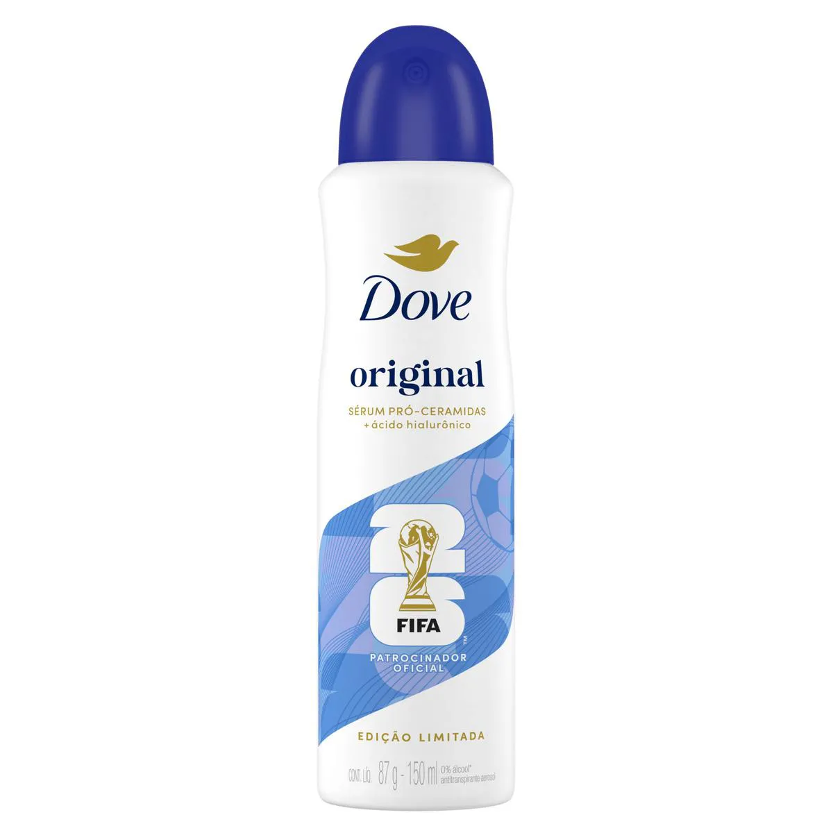 Desodorante Antitranspirante Aerosol Dove Original Feminino 72h 150ml