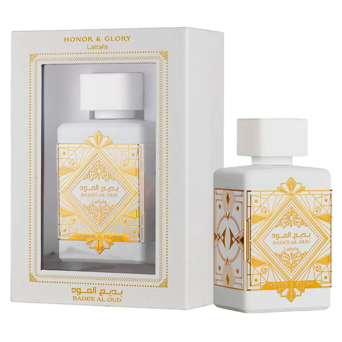 Badee Al Oud Honor And Glory Lattafa Eau De Parfum 100ml - Perfume Unissex