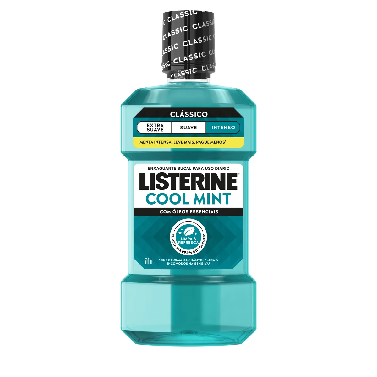 Enxaguante Bucal Antisséptico Listerine Cool Mint Intenso 500ml