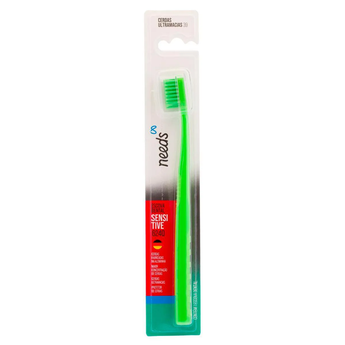 Escova de Dente Needs Sensitive 6240 Ultramacia 1 Unidade
