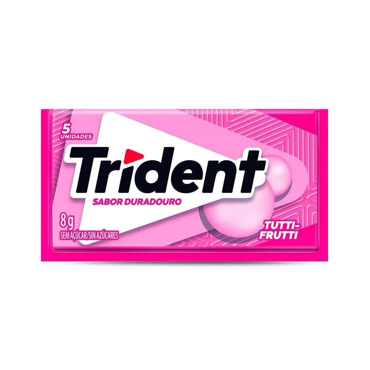 Goma de Mascar Trident Tutti-Frutti Sem Açúcar 8g