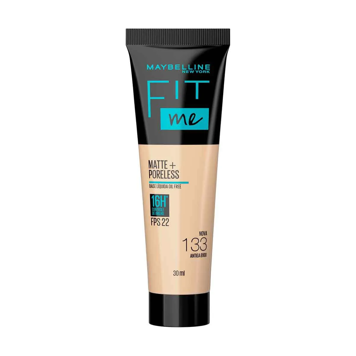 Base Líquida Maybelline NY Fit Me Matte FPS 22 30ml - 133