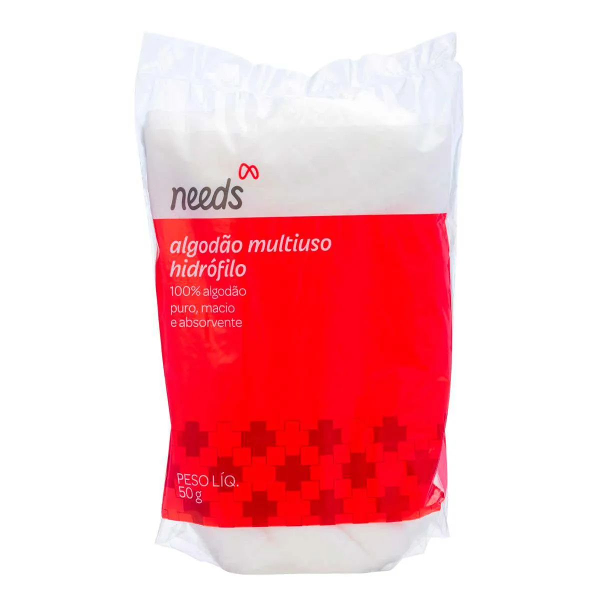 Algodão Hidrófilo Multiuso Needs 50g