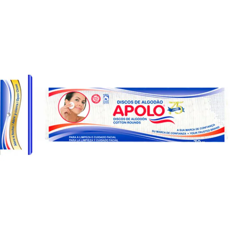 Discos de Algodão Apolo 70g