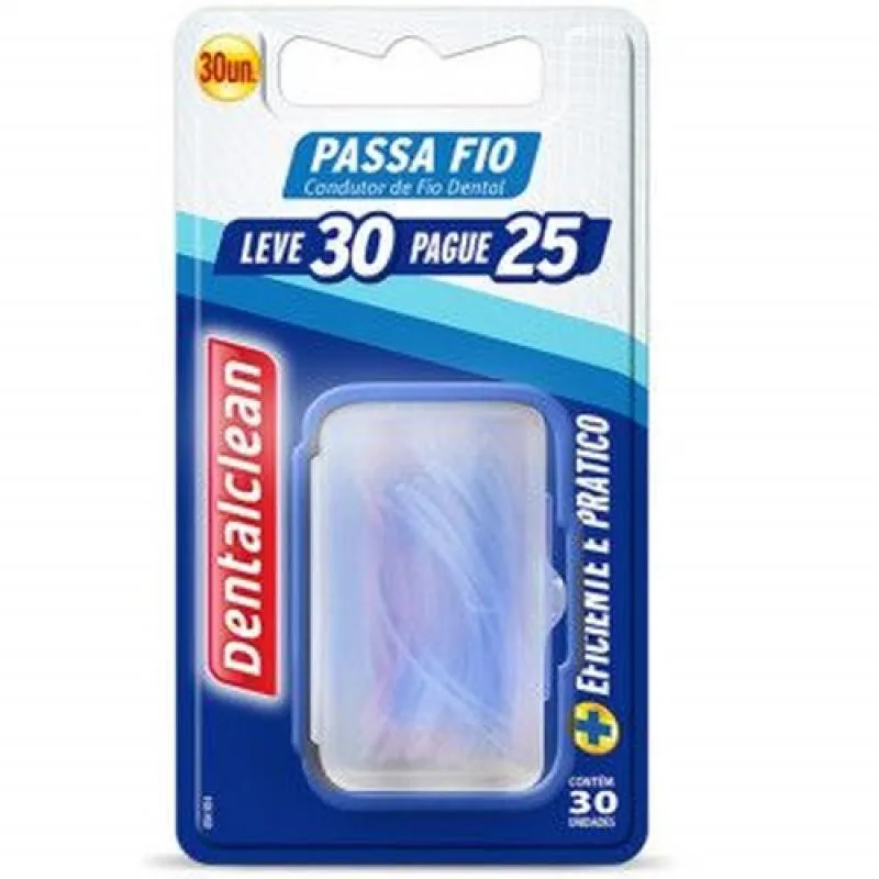 Passa Fio Dentalclean - Pague 25 E Leve 30 unidades
