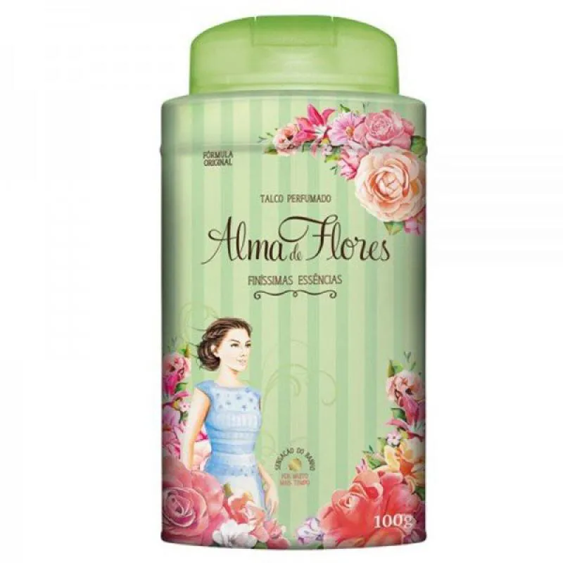 Talco Alma de Flores Finíssimas Essências Adulto 100g
