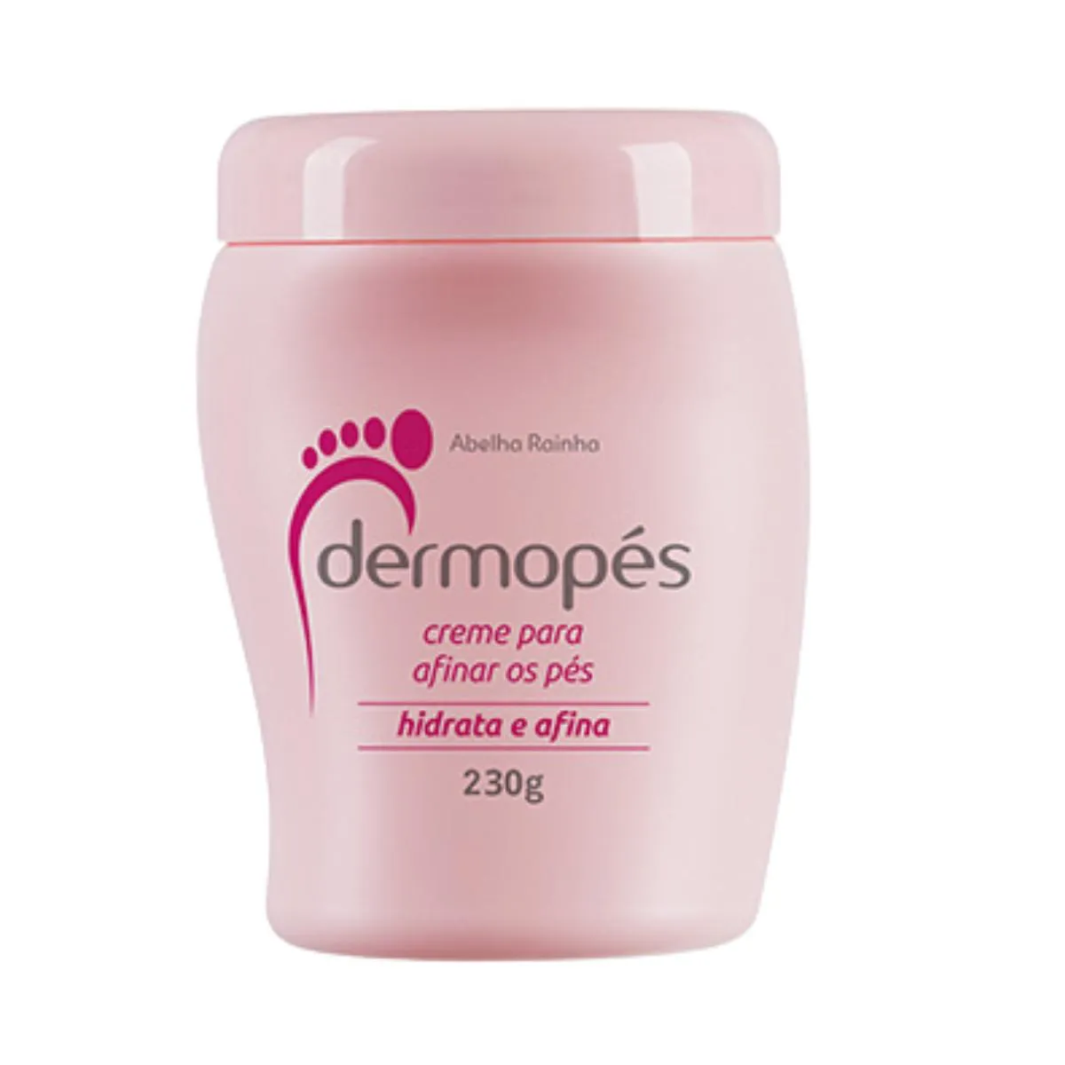 Creme para Afinar os Pés Hidrata e Afina Dermopés Abelha Rainha 230g