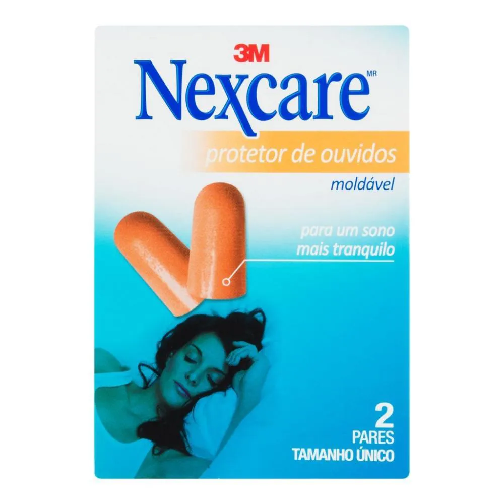 Nexcare 3m Protetor Ouvidos Moldavel Tamanho Unico 2 Pares
