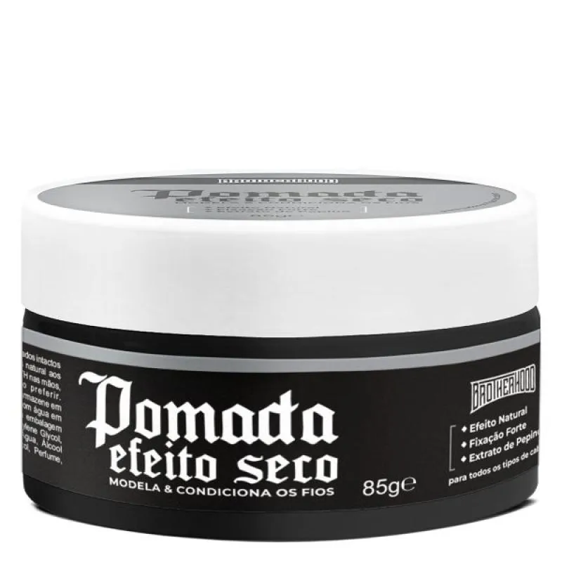 Pomada para Cabelo Efeito Seco Bth - 85g