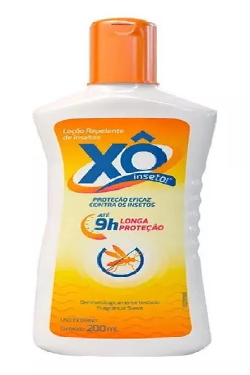 Repelente Loção Xô Inseto Frasco 200ml Longa Proteção