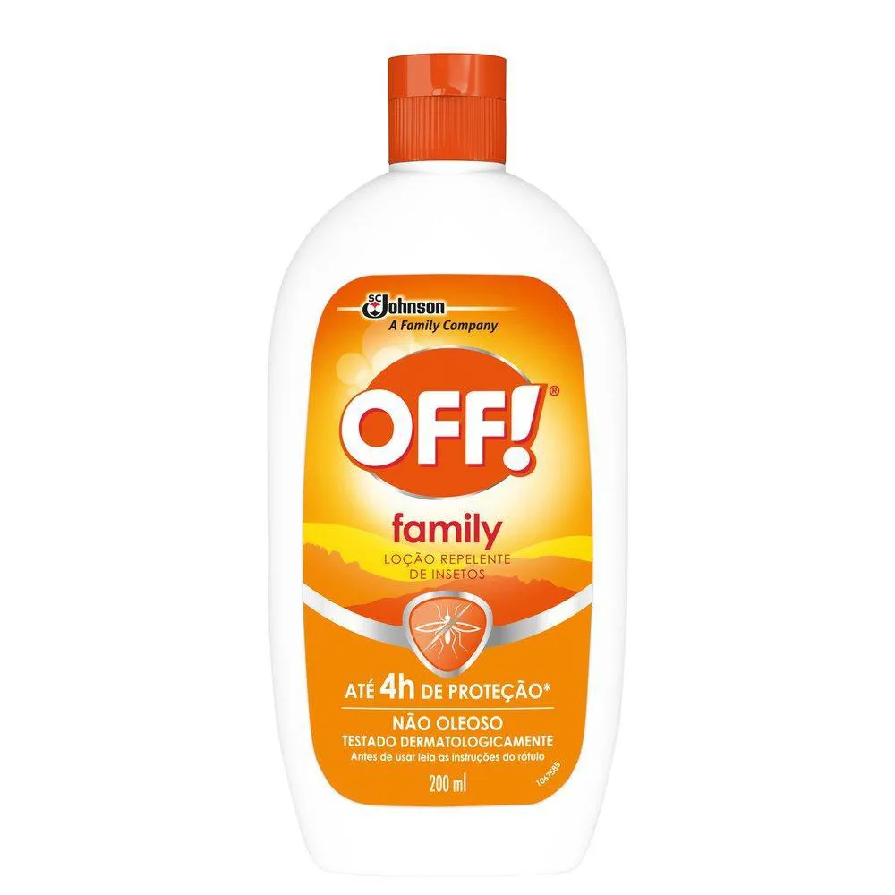 Repelente de Insetos Off! Loção Family 200ml