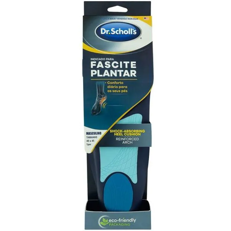 Palmilha Dr. Scholls P/ Alivio da Fascite Plantar (esporao) 40-45